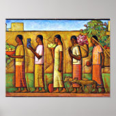 Martinez - Op weg naar de markt Poster (Voorkant)