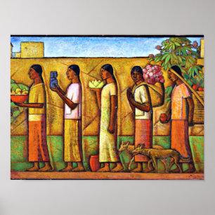 Martinez - Op weg naar de markt Poster