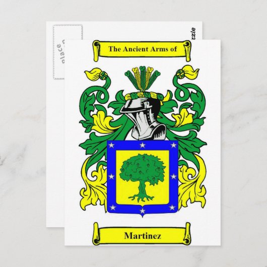 Martinez wapenstilstand briefkaart (Voorkant / Achterkant)