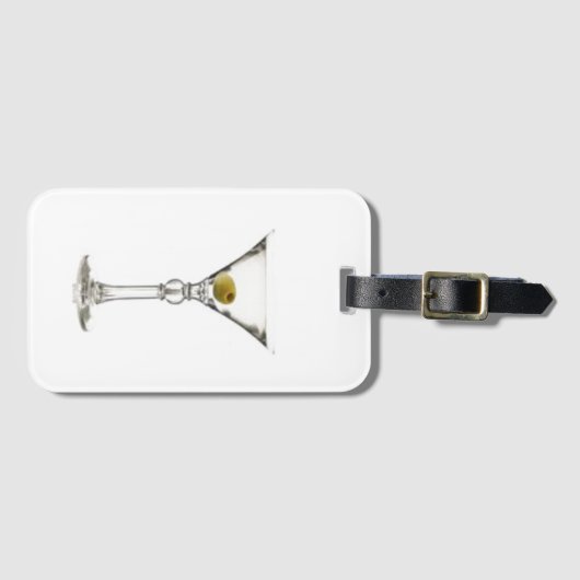 Martini Acryl Bagagelabel (Voorkant (horizontaal))