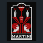 Martini Art Deco Foto Afdruk<br><div class="desc">Martini art deco. © Copyright VERHEFFEN | Alleen HGI-winkels. Alle rechten voorbehouden. Origineel professioneel kunstwerk. Groot als muurdecor,  bardecor of als gift.</div>