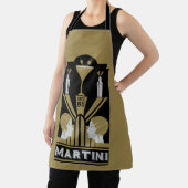 Martini Art Deco Schort (Insitu)