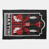  Martini Art Deco Theedoek (Horizontaal)