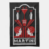  Martini Art Deco Theedoek (Verticaal)