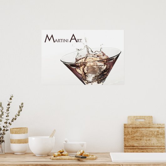 Martini Art Poster (Keuken)