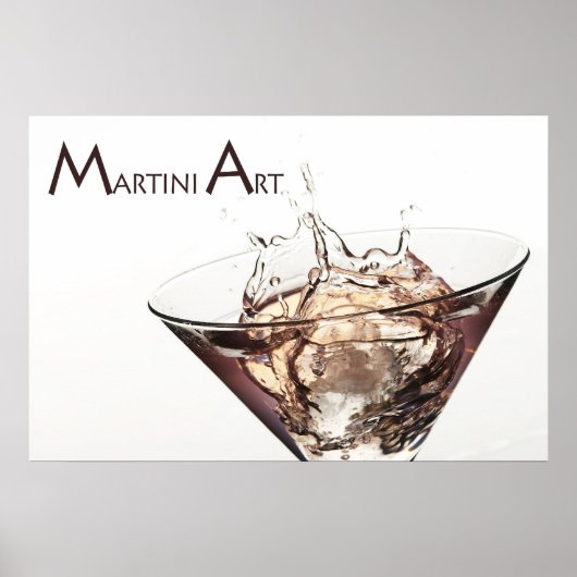 Martini Art Poster (Voorkant)