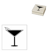 Martini Art Stamp Rubberstempel (Gestempeld)