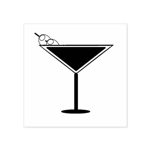 Martini Art Stamp Rubberstempel (Afrduk)