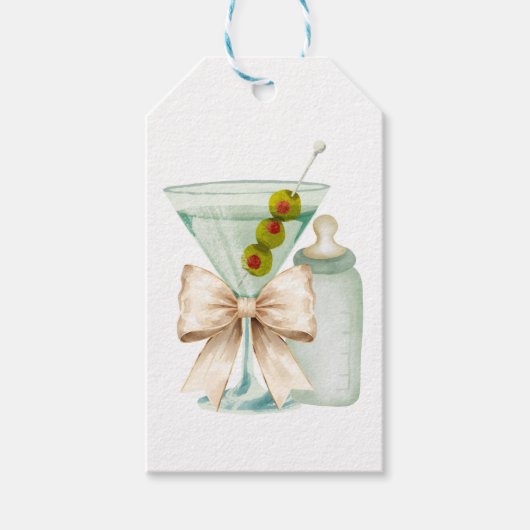 Martini Baby  Cadeaulabel (Voorkant)