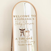 Martini Baby shower Mirror Welkomstbord Decal