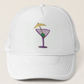 Martini Bachelorette Party Trucker Pet (Voorkant)