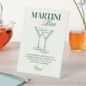 Martini Bar Bachelorette weekend Reclamebord Met Voetstuk (Insitu)