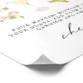 Martini Bar | Martinis & Bikinis Vrijgezellenfeest Poster (Hoek)