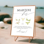 Martini Bar | Martinis & Bikinis Vrijgezellenfeest Poster