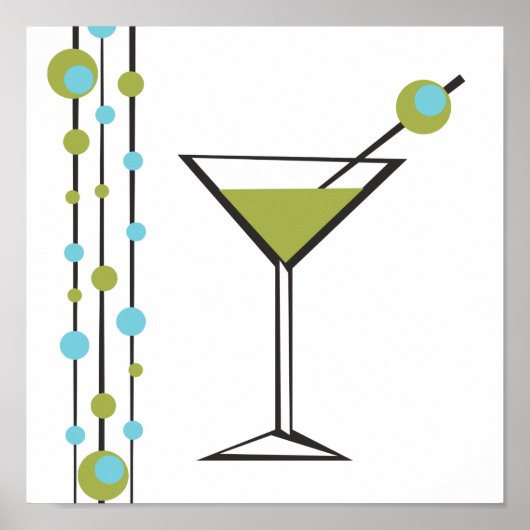 Martini Bar Poster (Voorkant)