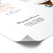 Martini Bar | Verjaardags Signature Drank Poster (Hoek)