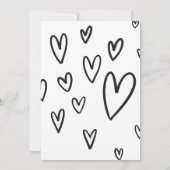 Martini Bikini Doodles Beach Bachelorette’s Feest Kaart (Achterkant)