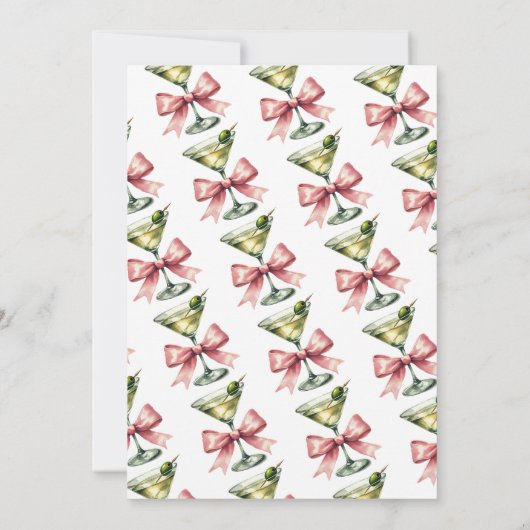 Martini bindt haar 40ste verjaardag vast kaart (Achterkant)