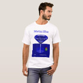 Martini Blue (voorzijde) T-shirt (Voorkant volledig)