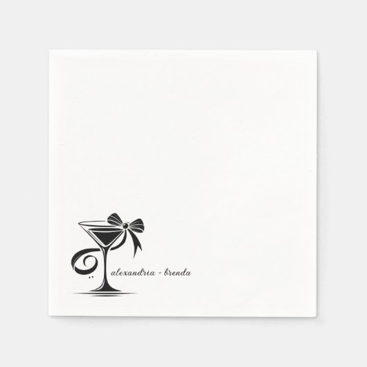 Martini Boog Servet (Voorkant)