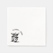 Martini Boogjes Servet (Voorkant)