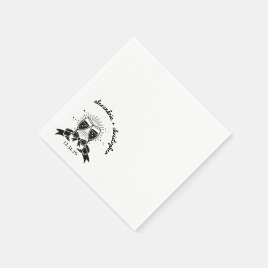 Martini Boogjes Servet (Hoek)