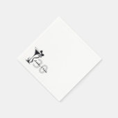 Martini Bow Servet (Hoek)