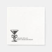 Martini Bow Servet (Voorkant)