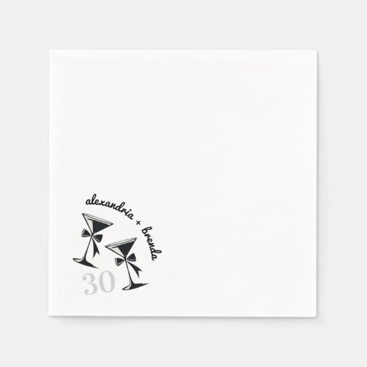 Martini Bows Servet (Voorkant)