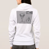 Martini breekt op de balie en grill hoodie (Achterkant)