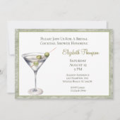Martini Bridal Shower Kaart (Voorkant)