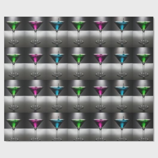 Martini-bril Cadeaupapier (Vlak)