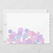 Martini Bubbles Party Uitnodiging (Achterkant)