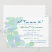 Martini Bubbles Party Uitnodiging (Voorkant / Achterkant)