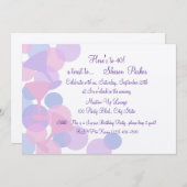 Martini Bubbles Party Uitnodiging (Voorkant / Achterkant)