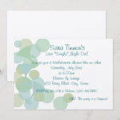 Martini Bubbles uitnodiging (Voorkant / Achterkant)