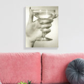 Martini Canvas Afdruk (Insitu (Woonkamer))