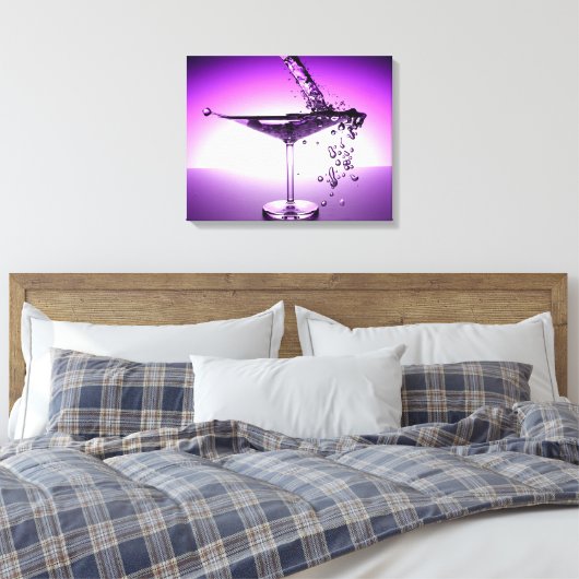Martini Canvas Afdruk (Insitu (Slaapkamer))