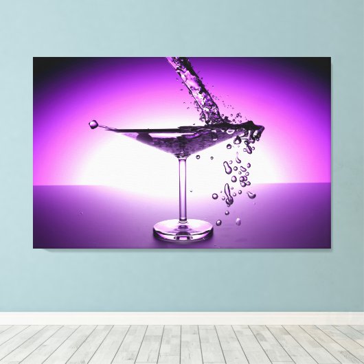 Martini Canvas Afdruk (Insitu (Houten vloer))