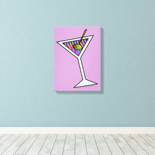 MARTINI CANVAS AFDRUKKEN (Insitu (Houten vloer))