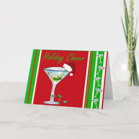 Martini Christmas Holiday Christmas cards Feestdagen Kaart (Voorkant)
