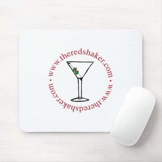 Martini Circle Mousepad Muismat (Met muis)