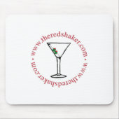 Martini Circle Mousepad Muismat (Voorkant)