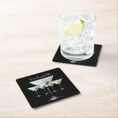 Martini Cockatl Party Event Black Onderzetter (Insitu)