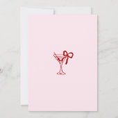 Martini Cocktail A Tini Bit Older 30th Birthday Kaart (Achterkant)