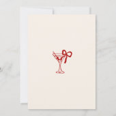 Martini Cocktail A Tini Bit Older 30th Birthday Kaart (Achterkant)