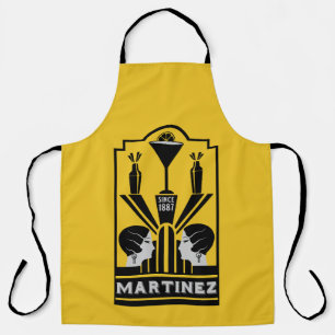 Martini Cocktail Art Deco Schort