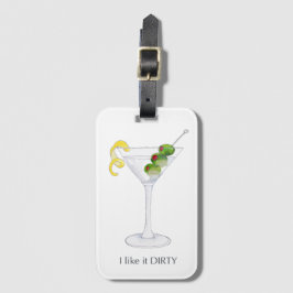 Martini Cocktail Bagagelabel