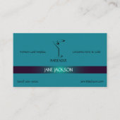 Martini Cocktail Bartender Sjabloon Visitekaartje (Voorkant)