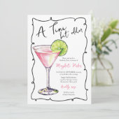Martini Cocktail Birthday Party Kaart (Staand voorkant)